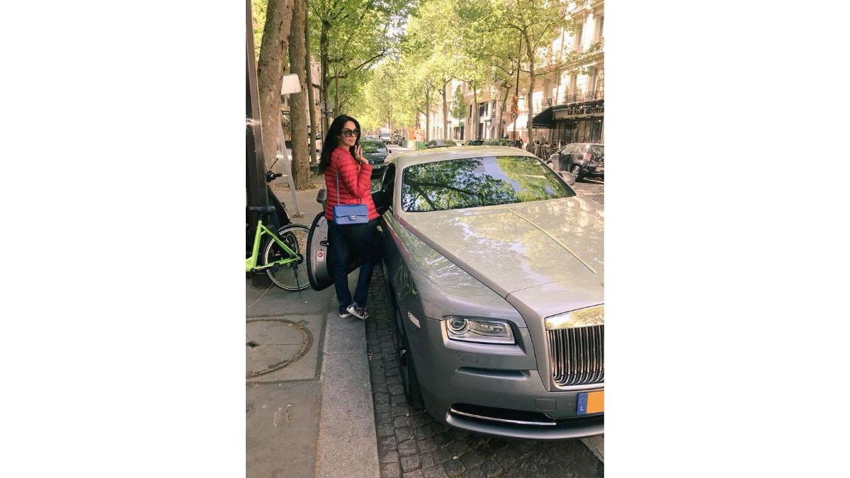 Mallika Sherawat WITH Rolls Royce